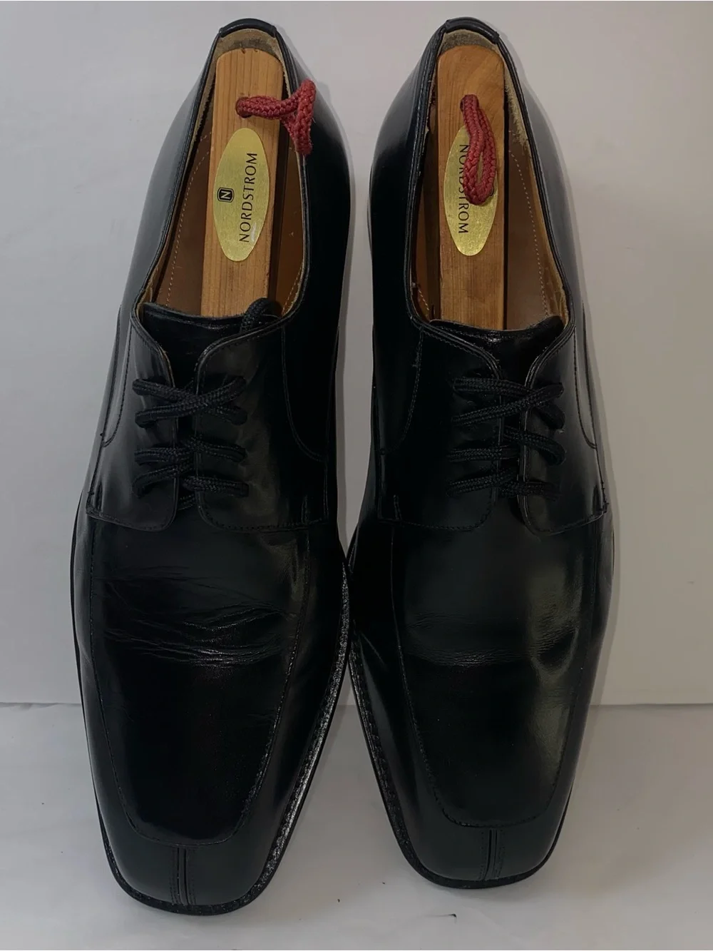 Mezlan Carmichael Mens 8.5W Black Leather Split Toe Derby Dress Shoes